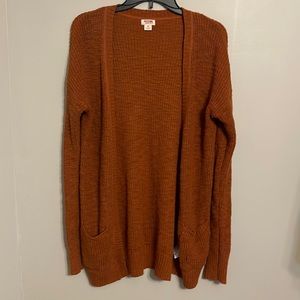 Burnt orange sweater